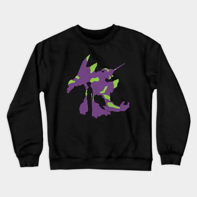 Neo Tokyo 3 Defenders Crewneck Sweatshirt by Valentinaocchiblu